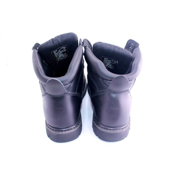 Brahma Mens Gus 2518950 Black Leather Steel Toe Wo - Picture 4 of 6